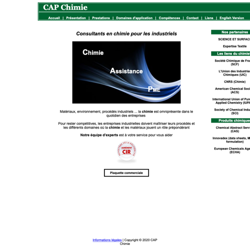 Aperçu du site