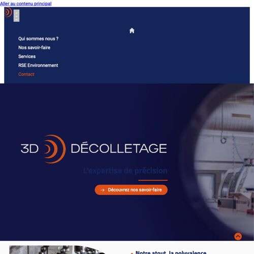 Aperçu du site
